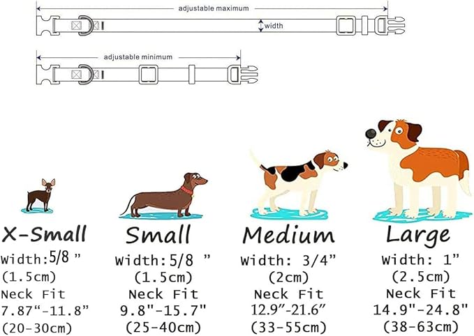 Mihqy Dog Collar with Bohemia Floral Tribal Geometric Patterns - Soft Ethnic Style Collar Adjustable for Small Medium Large Dogs(Pink Leopard,XS)