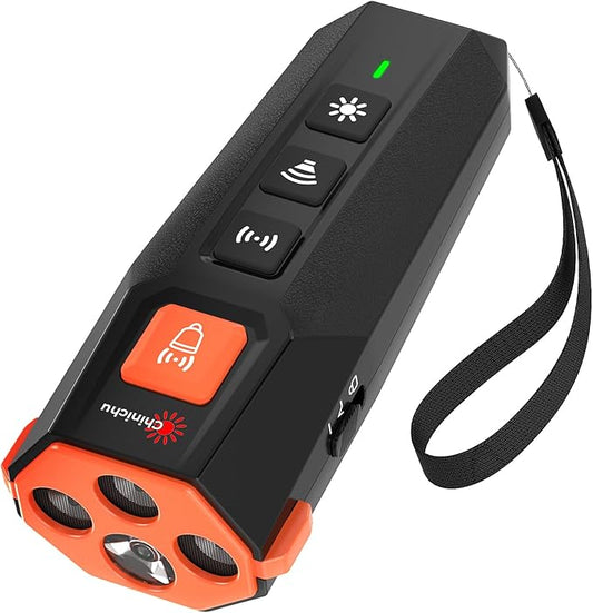 Newest Ultrasonic Dog Trainer Device – Bark Deterrent – Dog Training and Behavior Aids (Black)