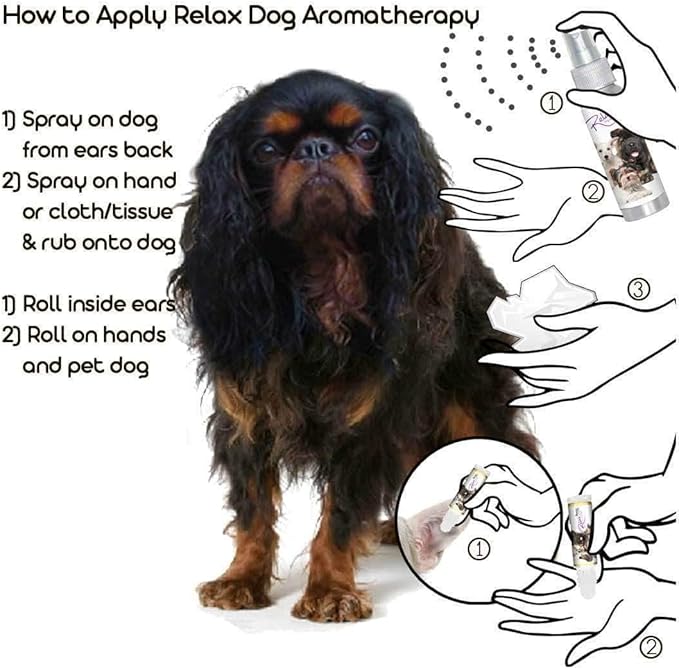 The Blissful Dog English Toy Spaniel Relax Dog Aromatherapy Spray for Your Dog's Anxiety