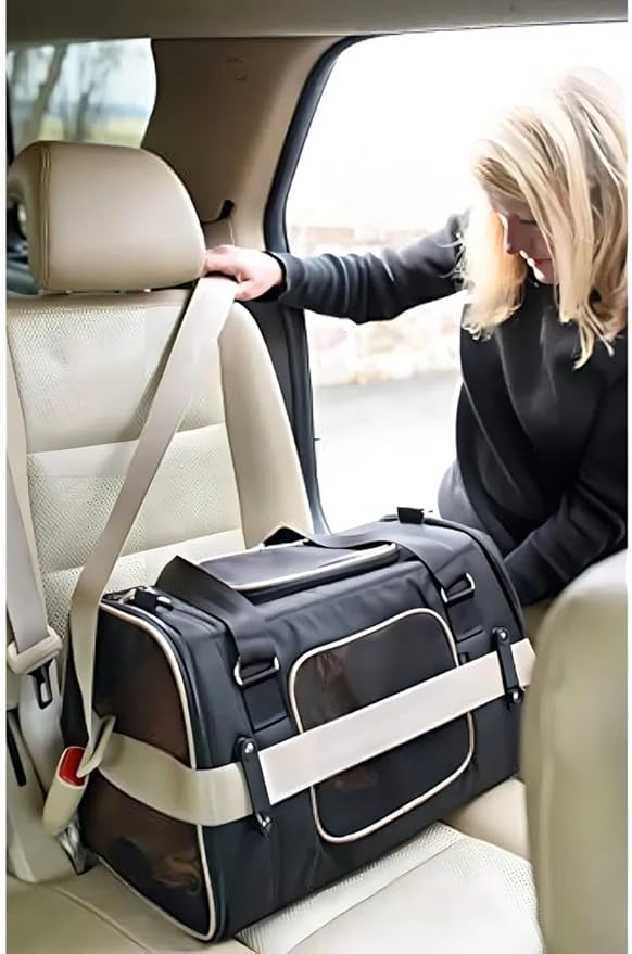 Gen7Pets Commuter Pet Carrier & Car Seat Black