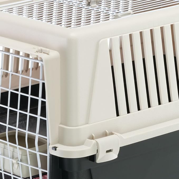 Ferplast Cat Carrier Small Dog Carrier, Double Opening, Secure, Practical, Easy to Clean, Durable Pet Travel Box up to 12 Kg, Includes Cushion, 60 x 40 x h. 38 cm