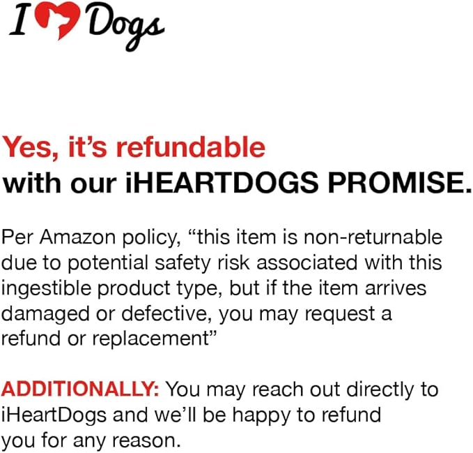 iHeartDogs Turkey Tail Mushroom for Dogs for Lumps, Bumps & Lipomas with Bone Broth and 6 Mushroom Blend Powder
