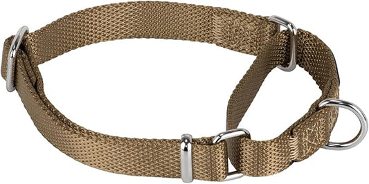 Hyhug Martingale Collar for Dogs Small Yellow |Escape - Proof Heavy Duty Nylon Durable No Buckle, Ideal for Training & Daily Walks