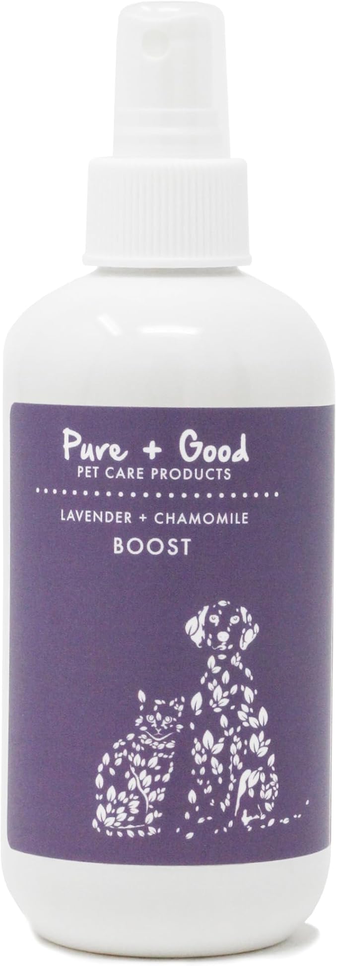 Refreshing Boost 8 oz - Nourishes Skin and Smoothes Coat, Deodorizing, Conditioning - Plant Based Fragrance Oils (Lavender + Chamomile)