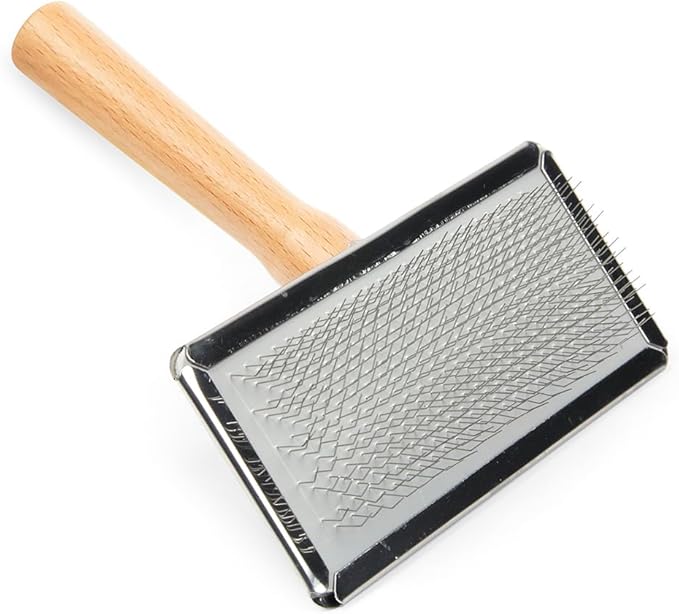 Petface Slicker Brush for Dogs/Cats, Medium,Brown