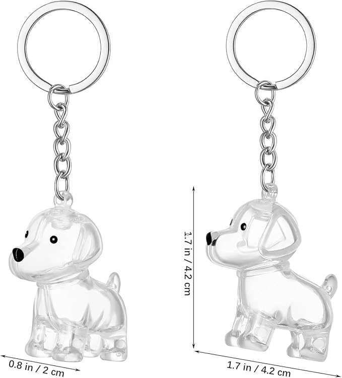 TOYANDONA Pet Hair Keepsake Keychain Diy Fur Collector Memorial Gift for Dog Cat Lovers Portable 1.65 Inch Pet Hair Pendant