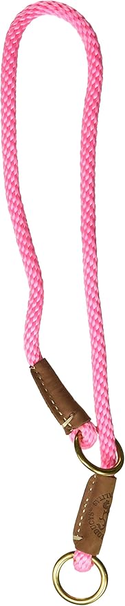 Mendota Pet Command Slip Collar - Dog Training Collar - Made in The USA - Pink - 26 in