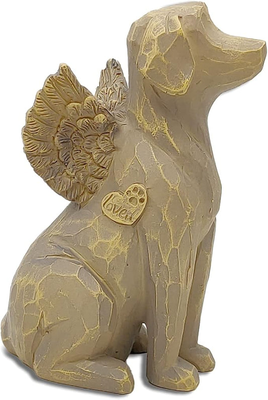 Angel Memorial Figurine - Pet Loss Gift, Dog Remembrance, Sympathy Gift for Dog Lovers