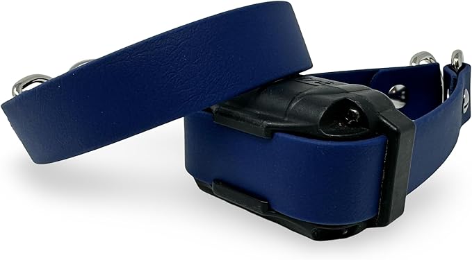 SparkDog Collars 1” Quick Adjust E-Collar Replacement Strap – Quick-Adjust, Waterproof & Durable – Fits Dogtra & Most Brands – Made in USA for Working Dogs, Hunters & Pet Owners (Navy, Standard Beta)