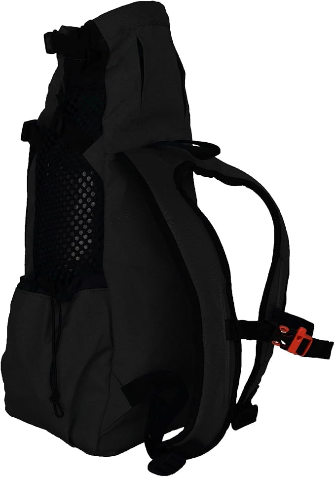 K9 Sport Sack Air 2 - Medium, Jet Black - Ideal for Dogs with 17-19” Back Length - Durable, Breathable Backpack-Style Carrier - Perfect for Walks, Short Hikes & Public Transportation