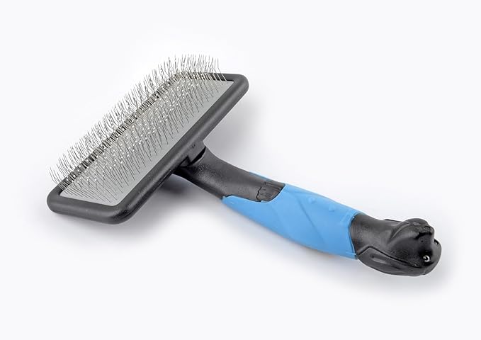 Mr. Slick Medium Slicker Brush, Slicker Brush for Dogs, Dog Brush, Poodle Brush, Dog Brush for Shedding, Dog Grooming, Pet Supplies, Comb Substitute, Dog Products, Brushes for any Grooming Kit