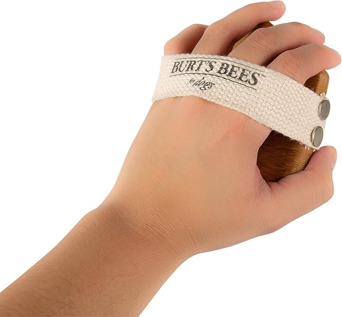 Burt's Bees for Pets Palm Brush with Hemp Bristles - Ergonomic Dog Brush To Groom Large Dogs - Easy to Hold Handle Reduces Stress On Your Wrist - Ideal for Daily Grooming - 2 Pack