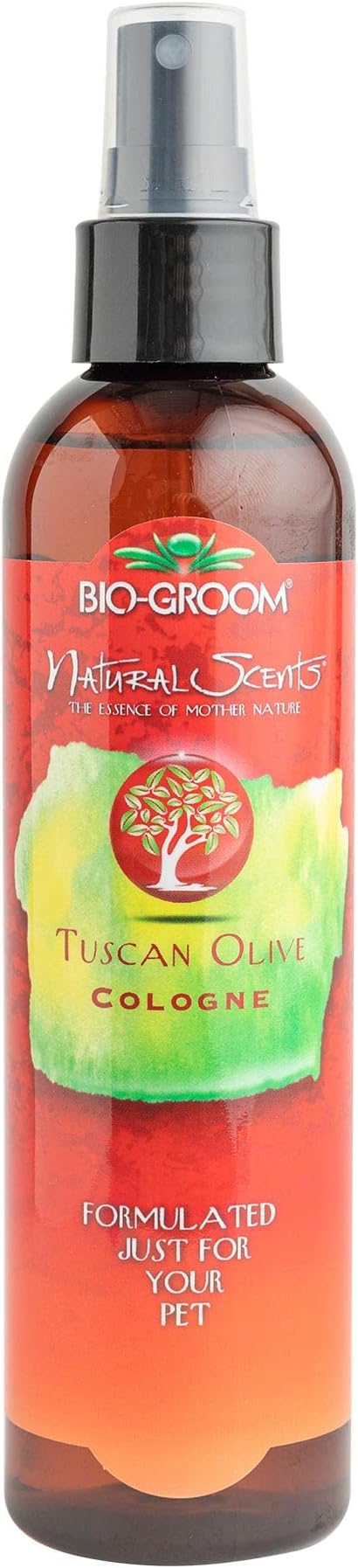 Bio-groom Tuscan Olive Dog Cologne - Deodorizing Perfume Spray, Dog Bathing Supplies, Puppy Wash, Cat Grooming Supplies, Cruelty-Free, Made in USA - 8 fl oz 1-Pack