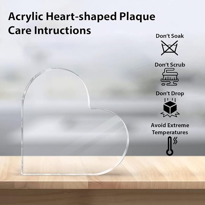 Gossby Personalized Heart-shaped Dog Memorial Acrylic Plaque - Custom Dog Remembrance Gift For Dog Dad With Design, Names - Dog Memorial Gift For Men Dog Lover - Forever In My Heart - Man And 1 Dog