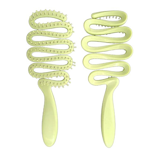 Soft Bristle Dog Brush for Small Breeds - Yorkie, Shih Tzu, Maltese Pomeranian Maltipoo Essential - 3 Color - Puppy Accessories (Green)