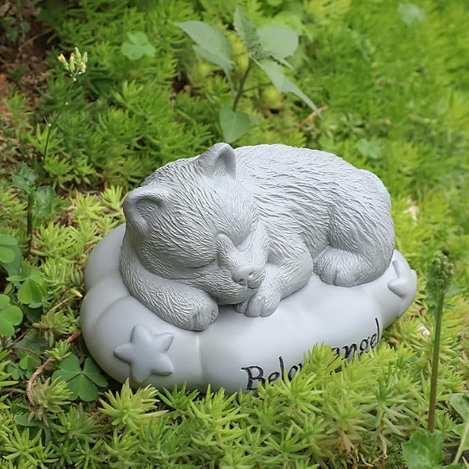 pet Memorial Stones，pet Grave Markers， Grave Marker,pet Headstone，Resin Material, Durable and Environmentally Friendly，for pet Memorial Gifts (Dog)