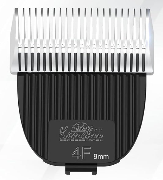 Kenchii Flash Clipper Blade (4F,9mm) Only Compatible with Flash Clipper,Black & White
