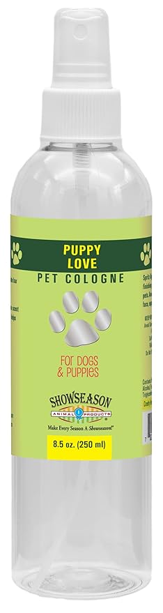 Showseason® Puppy Love Dog Cologne 8.5 oz. | Dog Perfume | Long Lasting | Deodorizing Spray | Made In The USA