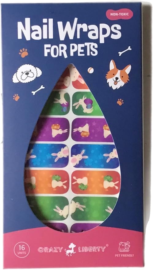 Pet Nail Wraps (Easter Bunny)