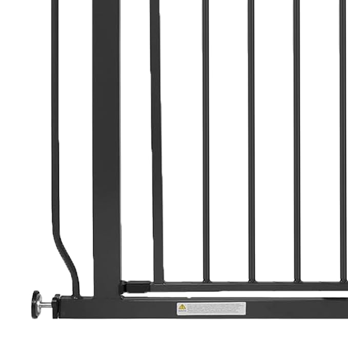 BalanceFrom Easy Walk-Thru Baby and Pet Safety Gate with Hold-Open and Auto-Close – Adjustable Steel Barrier for Stairs, Doorways, and Hallways, No Drilling Installation