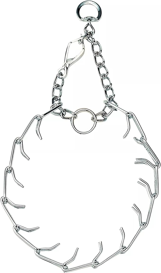 Coastal Pet Titan Dog Prong Quick Release Training Collar - Pet Training Collar for Dogs - Rust-Resistant Metal Dog Collar for Dog Training - Prong Dog Chain Collar - Quality Dog Supplies - 3 mm x 18"
