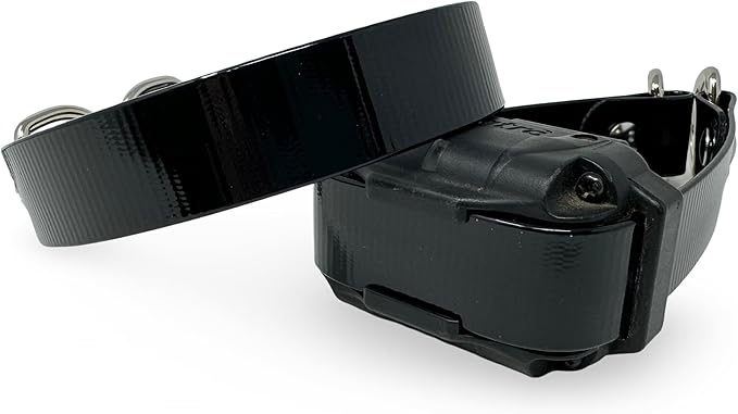 SparkDog Collars 1” Quick Adjust E-Collar Replacement Strap – Quick-Adjust, Waterproof & Durable – Fits Dogtra & Most Brands – Made in USA for Working Dogs, Hunters & Pet Owners (Black, High Flex)