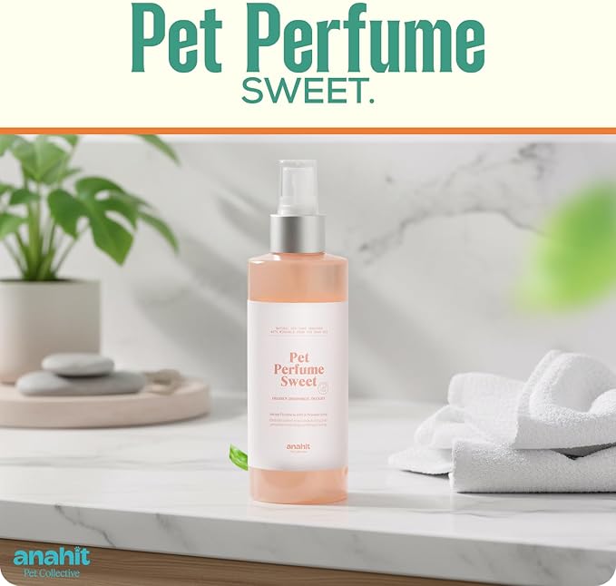 ANAHIT Pet Perfume Spray for Dogs and Cats – Long-Lasting Sweet Fragrance Grooming Mist for Coat Freshening and Everyday Use at Home or On The Go