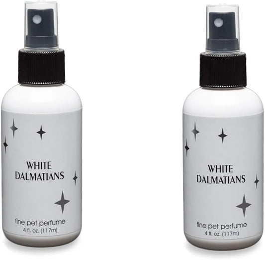 Designer Pet Colognes, Pet Fragrances for The Best Smellers. (2) 4oz Bottles (White Dalmatians)