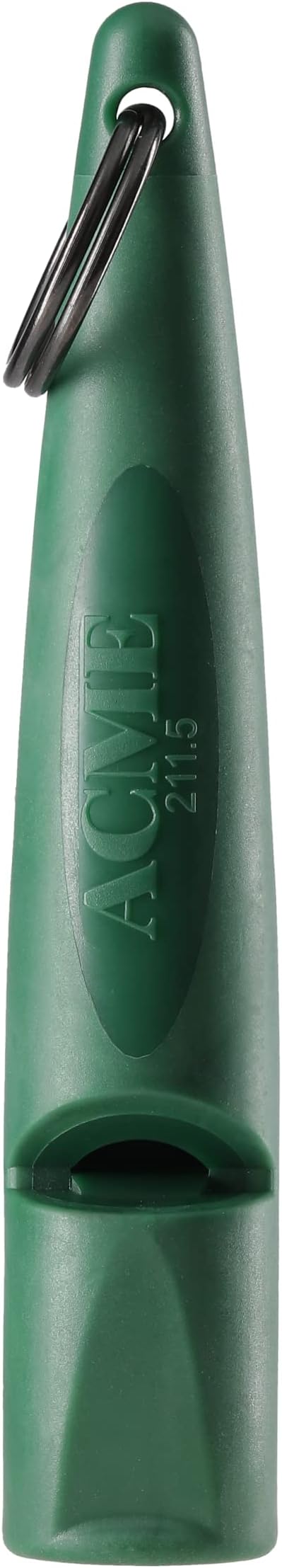 ACME Alpha 210.5 Professional Dog Training Whistle with Enhanced Ergonomic Grip. BPA-Free Plastic. 110 dBA. Standardized Frequency for Smaller Dogs. Weatherproof. Made in the UK (Forest Green)