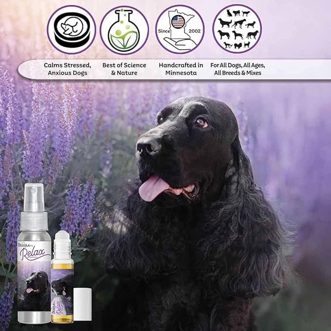 The Blissful Dog English Cocker Relax Dog Aromatherapy Spray for Your Dog's Anxiety