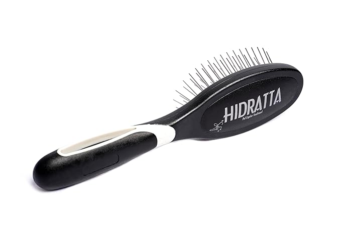 Premium Pet Pin Brush “Butter” – Comfortable Pin Brush for Dogs & Cats, Long & Short Hair, Stainless Steel Pins, Anti-Tangle Grooming Tool
