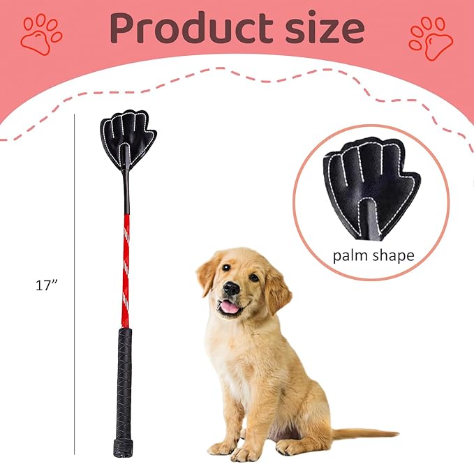 Random 2 Colors Dog Training Stick Pole, Puppy Training Tools Whip with Anti-Slip Handle, Outdoor and Indoor Exercise Interactive Dog Pole for Small Medium Dogs (Random 2Colors)