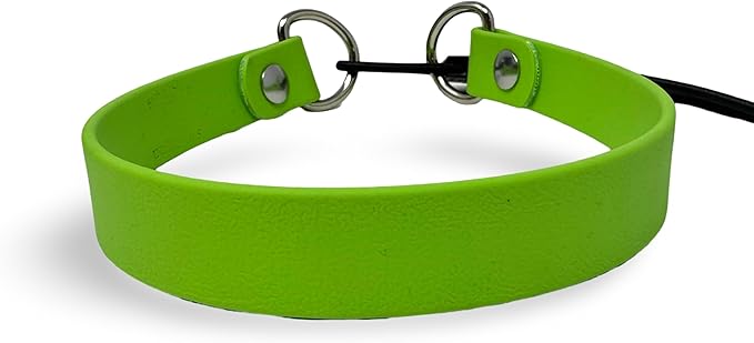 SparkDog Collars 1” Quick Adjust E-Collar Replacement Strap – Waterproof & Durable – Fits Dogtra & Most Brands – Made in USA for Working Dogs, Hunters & Pet Owners (Bright Green, Standard Beta)