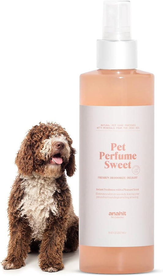 ANAHIT Pet Perfume Spray for Dogs and Cats – Long-Lasting Sweet Fragrance Grooming Mist for Coat Freshening and Everyday Use at Home or On The Go