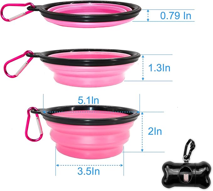 BARKBAY Dog Leashes for Large Dogs Heavy Duty Dog Leash 4/5/6 FT with Comfortable Padded Handle and Highly Reflective Threads for Medium Large Dogs Walking Training Running (5FT-1/2'',Fushcia)