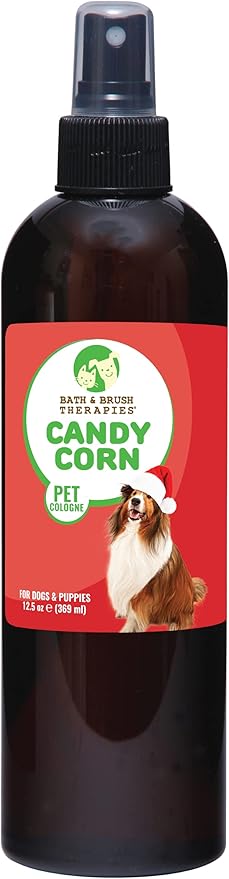 Showseason Animal Products Bath & Brush Therapies® Candy Corn Dog Cologne 12.5 oz | Dog Perfume Long Lasting | Deodorizing Spray