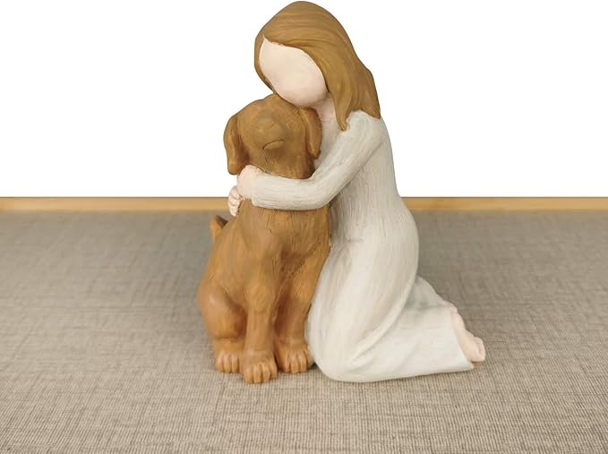 Dog Angel Figurines, Angel Dog Friendship Memorials for Dog Lovers
