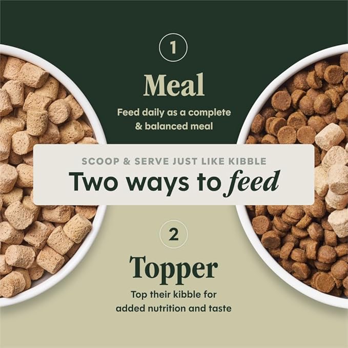 Instinct FreshDried Bites, Natural Freeze-Dried Dog Food, Grain-Free - Grass-Fed Beef, 3 oz. Bag
