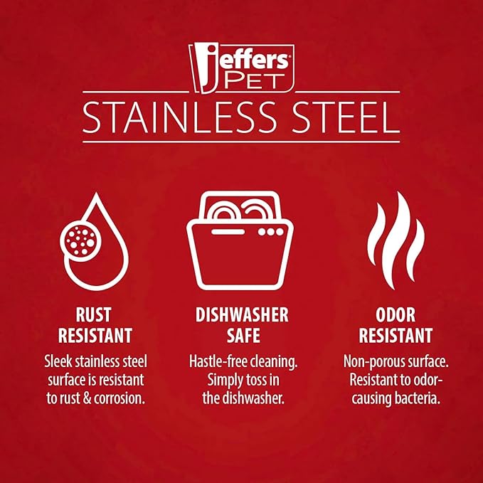 INDIPETS Standard Feeding Dish: Pet Water and Food Bowl | 5 Quart, Stainless Steel (PN: 800012)