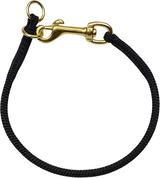 REDLINE K-9 Nylon Dominant Dog Choke Collar Black, 26 inch