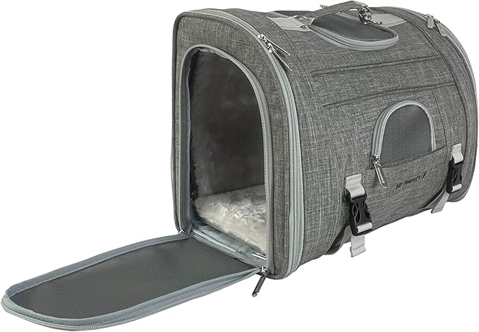 Mr. Peanut's Monterey Series Convertible Backpack Airline Approved Pet Carrier for Small Pets, Please Check Sizing