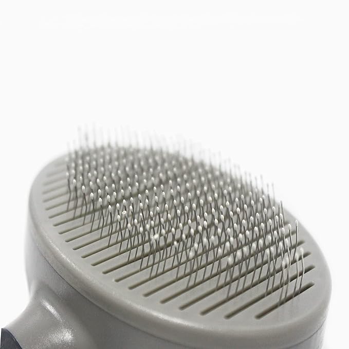 pet dog/cat necrotic, loose, knotted hair remove brush grooming comb with a self-clean button