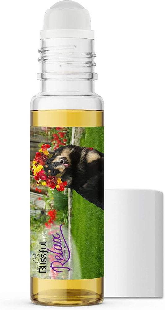 The Blissful Dog Tibetan Mastiff Relax Roll-ON Aromatherapy for Dogs - Anxiety Relief for Dogs