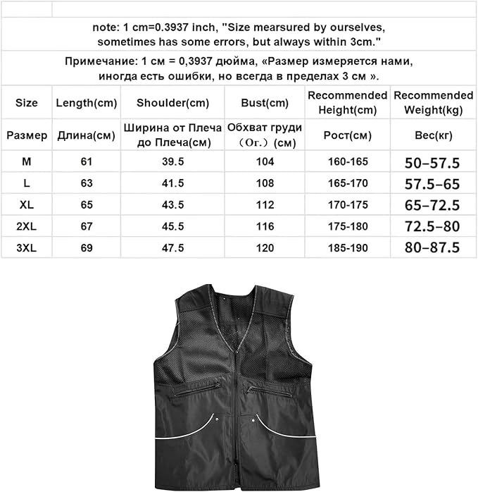 Dog Training Vest for Handlers Breathable Dog Trainer Vest for Agility Obedience Training Handler Dog Trainer Outdoor Backpacking, Black, XXL