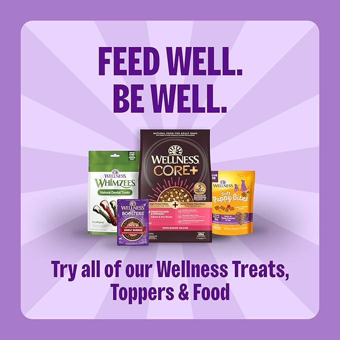 Wellness Old Mother Hubbard P-Nuttier 'N Nanners Dog Biscuits, Natural, Training Treats, Peanut Butter & Banana Flavor, Mini Size, (1 Pound Bag)