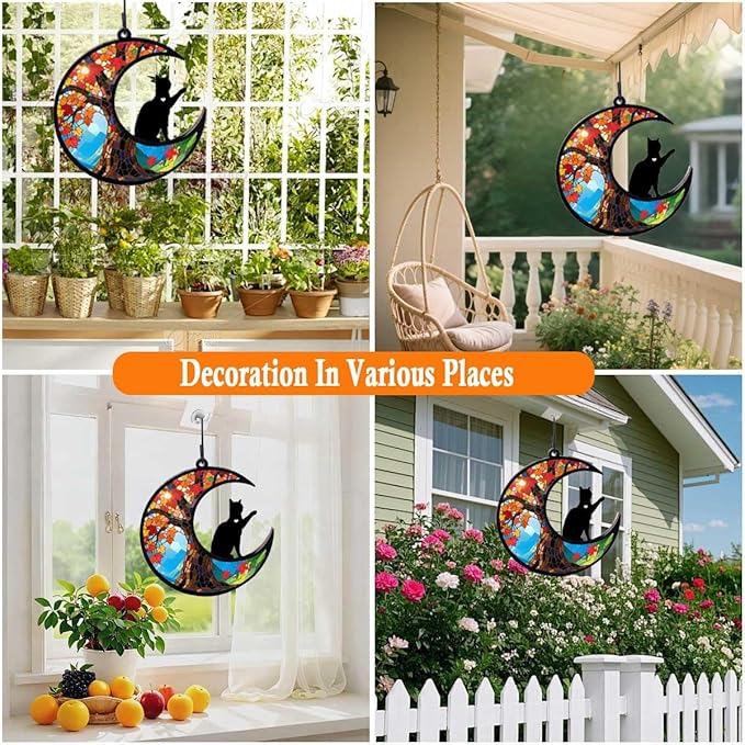 Dog Memorial Suncatcher, Loss of Dog Sympathy Gift for Pet Lovers, Cats Remembrance Ornament, Pet Memorial Gifts, Life Tree and cat
