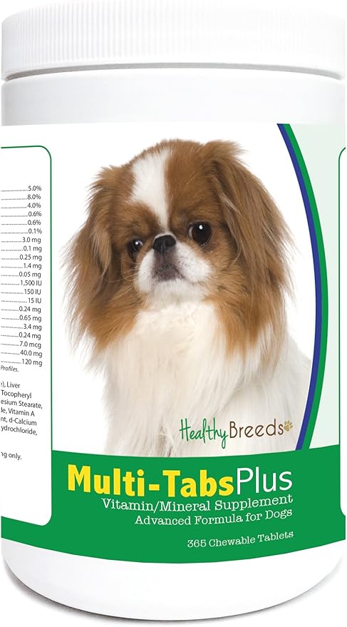 Healthy Breeds Japanese Chin Multi-Tabs Plus Chewable Tablets 365 Count