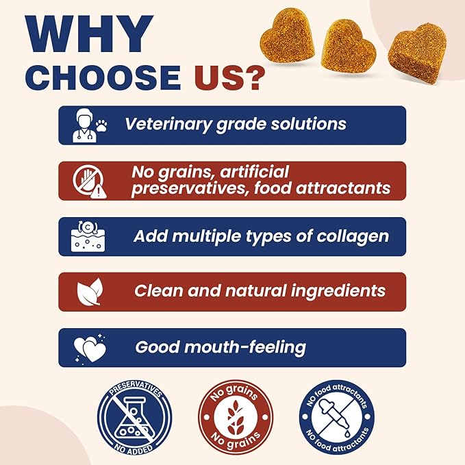 Pet Allergy Relief Chews 400PCs with Natural Collagen Drops Dual Formula for Itch Relief Skin Joint Health Coat Care Infused with Colostrum Probiotics Tasty Bites for All Dogs Cats Daily Consumption