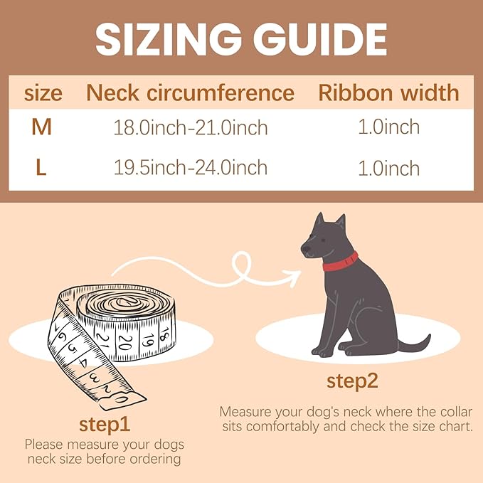 ANDA Martingale Collar for Dogs, Adjustable with Reflective Stainless Steel Chain, No-Pull Escape-Proof Training Collar for Medium and Large Breeds (Orange, Medium)