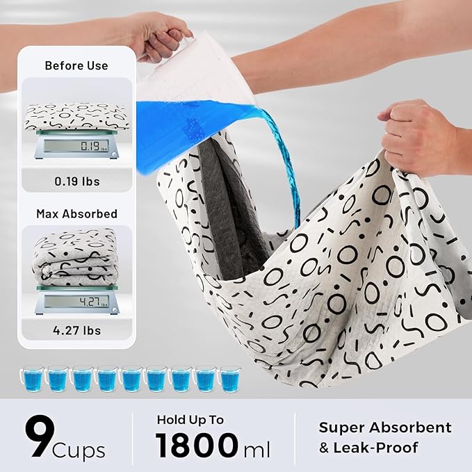 Charcoal Puppy Pee Pads for Dogs Extra Large, 28"x34" 50 Counts + 1 Extra Health Monitoring Pad - XL Dog Potty Training Pads Disposable, Odor-Control, Super Absorbent & Leak-Proof